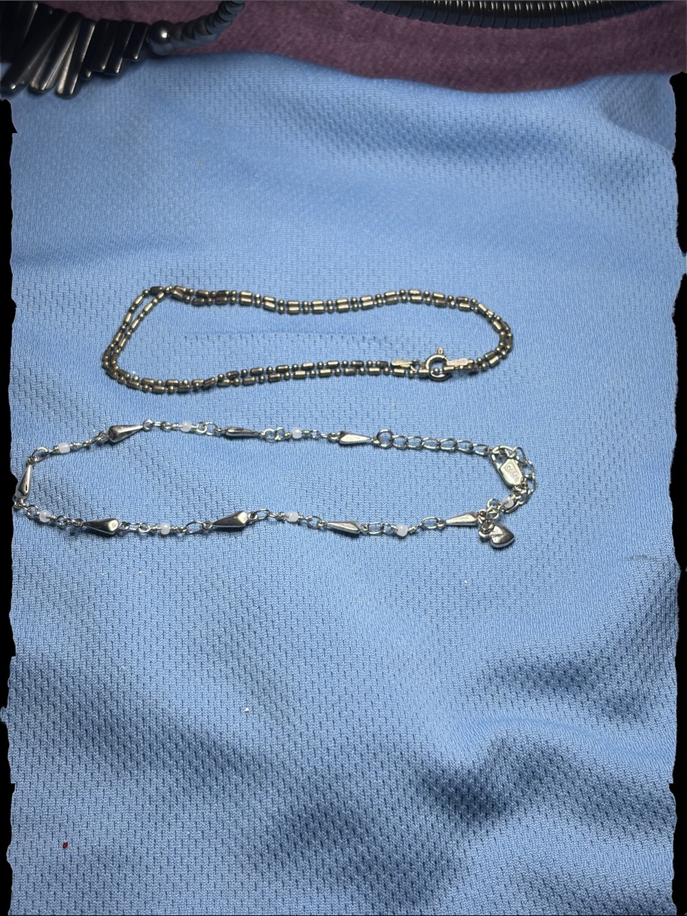 Sterling silver necklace and Bracelet  Women Accessories